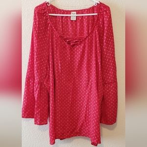 NWOT - Faded Glory Red Blouse, size 3x